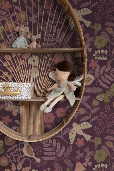 Tapete 131639 Violett - Papier - 53 x 1005 x 53 cm