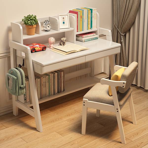 Schreibtisch ZZMJ6612 Weiß - Holzwerkstoff - 60 x 75 x 120 cm