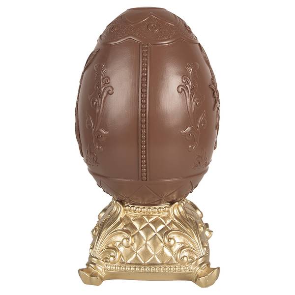 Decoratie Beeld Ei Easter&Zayden bruin - kunststof - 14 x 25 x 14 cm