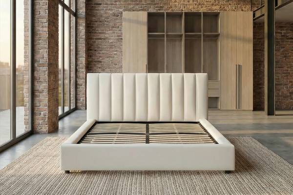 Polsterbett CATTURA Breite: 211 cm - Weiß