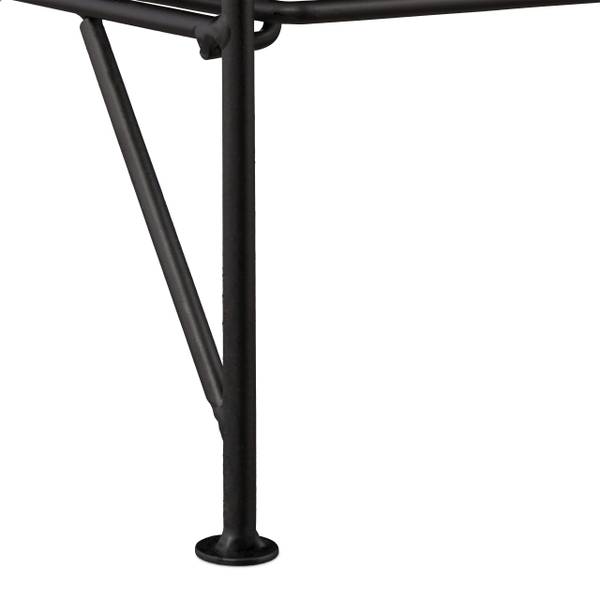 Blumenregal Metall klappbar Schwarz - Eisen - 50 x 100 x 25 cm