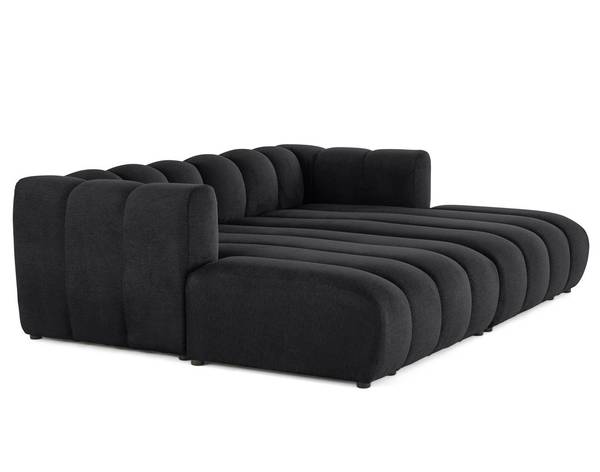 3-Sitzer Sofa DEBBIE Schwarz