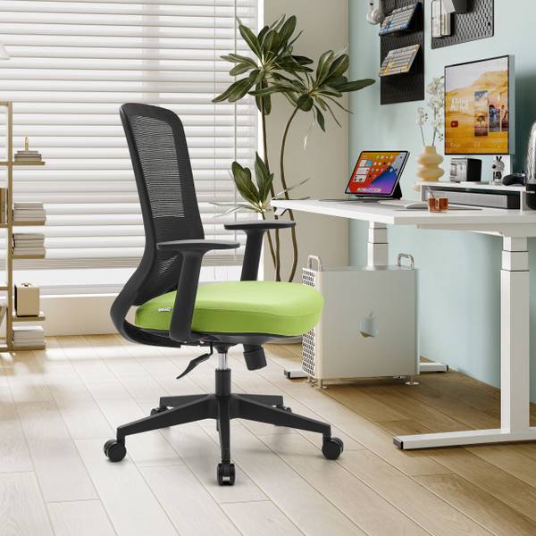 Bürostuhl Sedito Schwarz - Grün