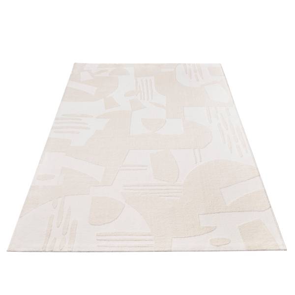 KURZFLORTEPPICH 80/150 cm Luzern 655 Weiß - Textil - 80 x 150 cm