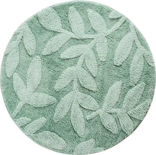 Badematte 211890 Grün - Textil - 90 x 20 x 90 cm