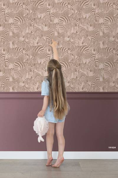 Tapete 132215 Pink - Papier - 50 x 900 x 50 cm