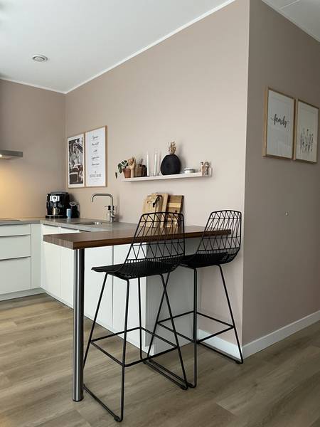 Set van 2 barstoelen PRESTON zwart - metaal - 49 x 113 x 54 cm