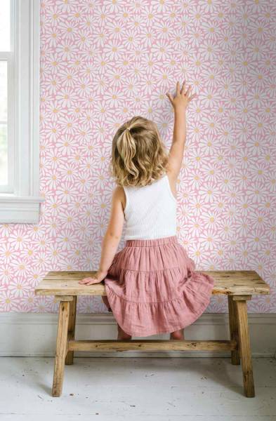 Tapete 131813 Pink - Papier - 53 x 1005 x 53 cm