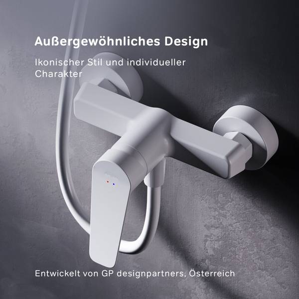 AM.PM Duscharmatur Wasserhahn Bad Weiß