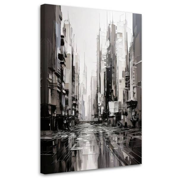 Wandbild stadt architektur 40 x 60 cm