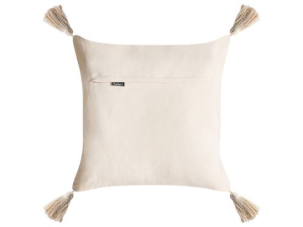 Dekokissen INTSIA 2-tlg Beige - Weiß - Naturfaser - 50 x 5 x 30 cm