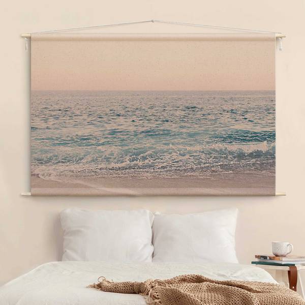 Wandteppich Strand am Morgen 185 x 125 cm
