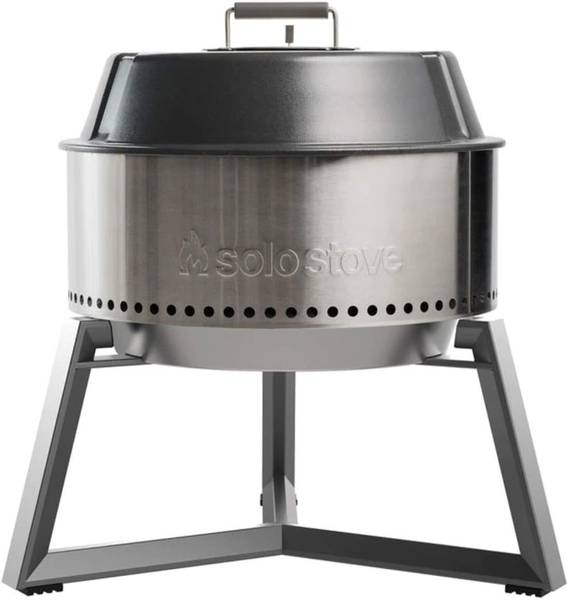 Holzkohlegrill Grill Solo Stove Ultimate Silber - Edelstahl - 56 x 75 x 56 cm