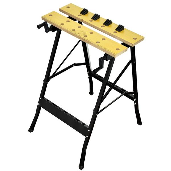 Werkbank 140096 Gelb - Holzwerkstoff - 56 x 75 x 62 cm