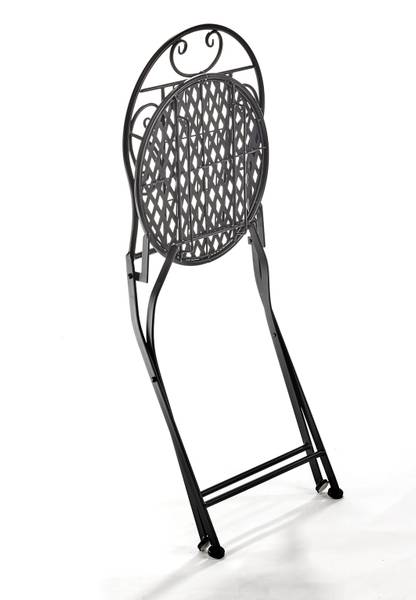 Stuhl EDENLIFE50 Schwarz - Metall - 50 x 94 x 41 cm