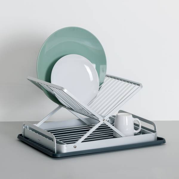 Abtropffläche ALUX Grau - Metall - 31 x 25 x 44 cm