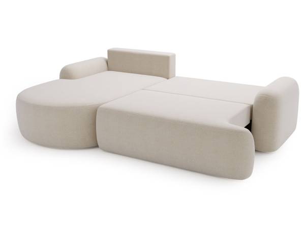 Ecksofa AURIO Beige - 261 x 82 x 177 cm