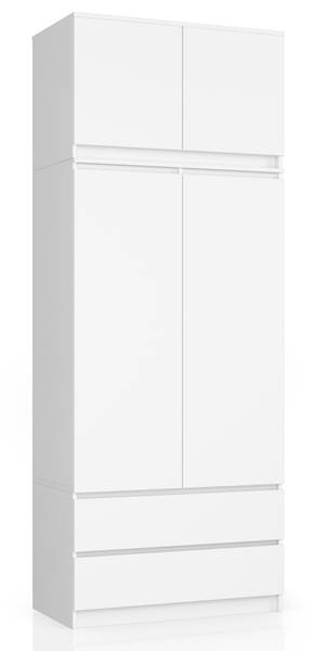 Kleiderschrank S90 2T 2S CLP Weiß