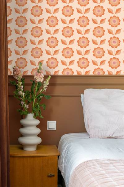 Tapete 130977 Orange - Fleece - 50 x 900 x 50 cm