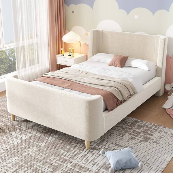 Polsterbett VELVⅠ Beige