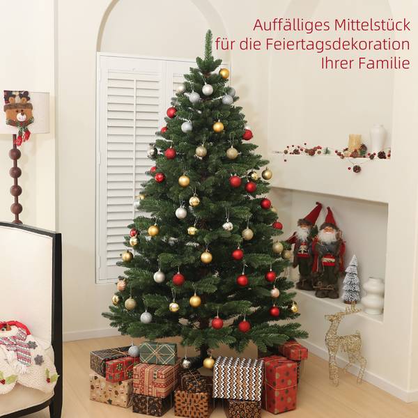 Weihnachtsbaum 830-850V00GN Grün - Kunststoff - 120 x 180 x 120 cm