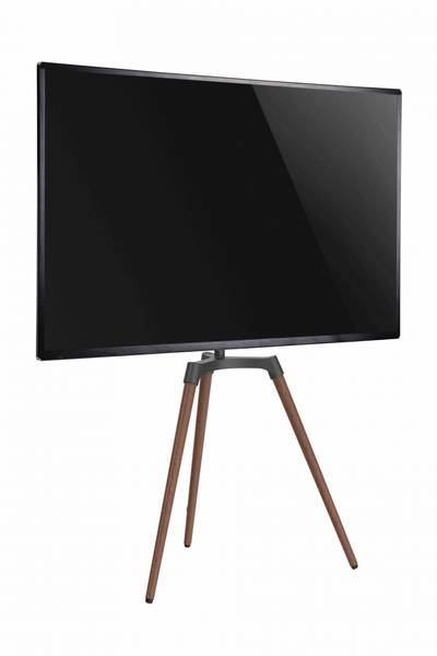 TV-Stand LUMFS19-44F-01_ZWART Schwarz - Stahl - 77 x 135 x 50 cm