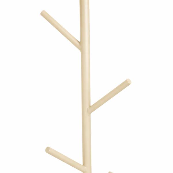 Garderobenständer Tree Beige - Metall - 27 x 170 x 27 cm