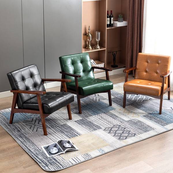 Holzsessel Armsessel Fahlber Schwarz