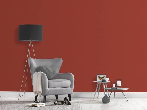 Vliestapete 591 Skandi Landhaus Optik Rot
