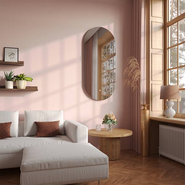 Miroir mural  40756 Blanc - Verre - 110 x 50 x 3 cm