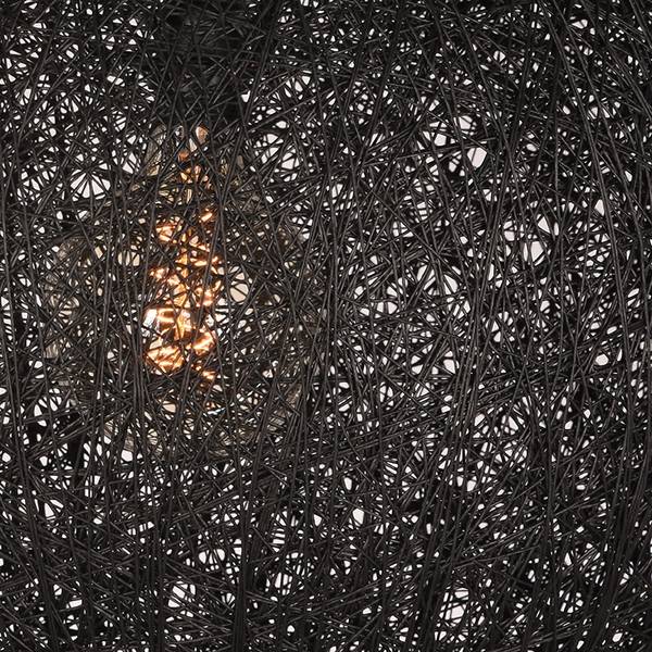 Pendelleuchte TWIST Schwarz - 45 x 45 x 45 cm