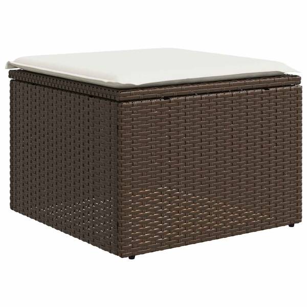 Garten-Lounge-Set 3034258-1 8-teilig Braun - Creme