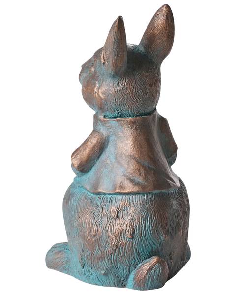 Gartenfigur TONDON Blau - Braun - Metall - 21 x 37 x 18 cm