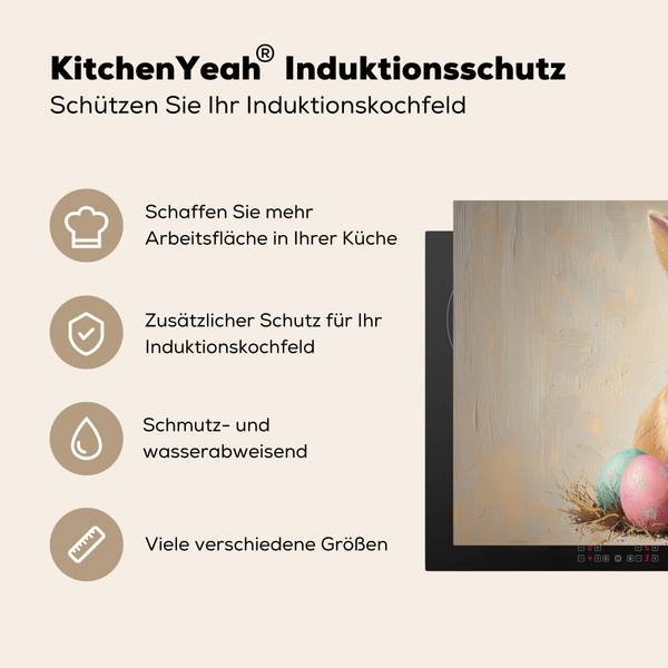HERDABDECKPLATTE Hase 82 x 53 cm