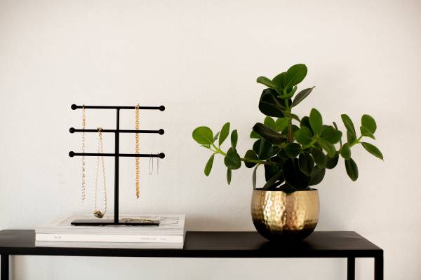 Blumentopf Baha – Gold, Ø 14 cm Gold