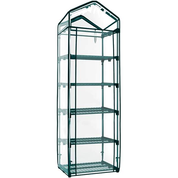 Gewächshaus GT0007 Grün - Metall - 70 x 190 x 50 cm