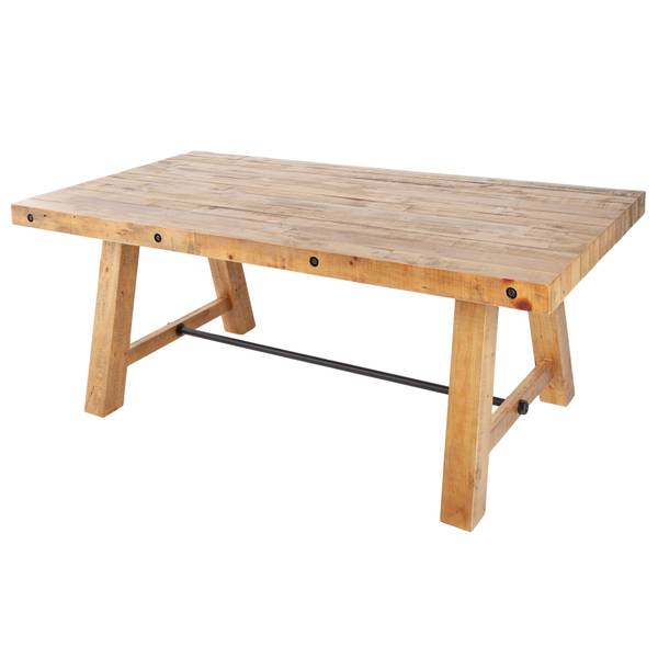 Esstisch FINCA Braun - Mango - 165 x 76 x 90 cm