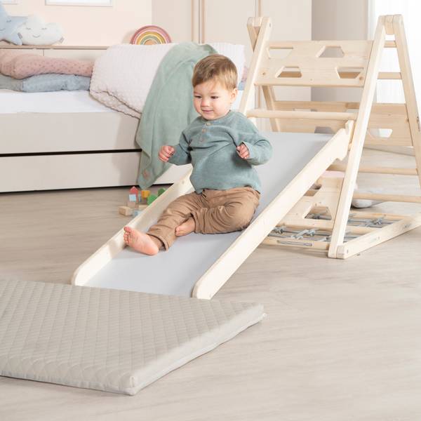 Spielmatte Luxe Grau - Textil - 78 x 4 x 100 cm