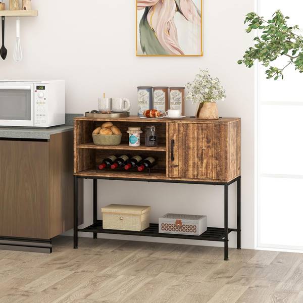 Sideboard VH33437 Braun - Holzwerkstoff - 35 x 83 x 100 cm