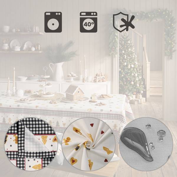 Tischdecke 212513 Tiefe: 220 cm