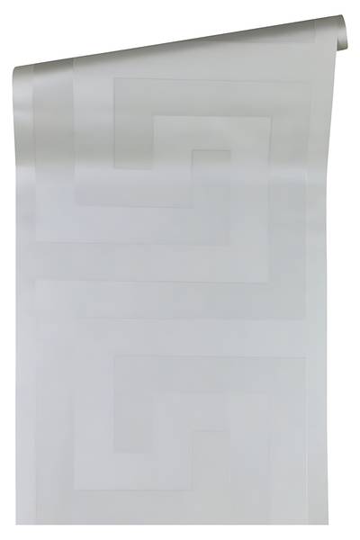 Vliestapete 935235-GU Silber - Kunststoff - 70 x 1 x 1005 cm