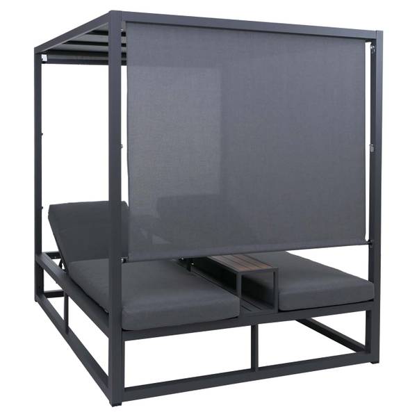 Lounge-Gartenliege P81 Grau