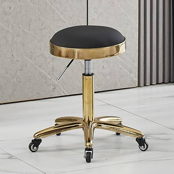 Sitzhocker 0802 Schwarz - Metall - 33 x 42 x 33 cm