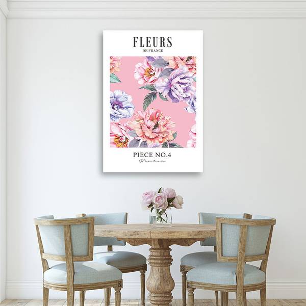 Kunstdruck Shabby Chic 60 x 90 cm