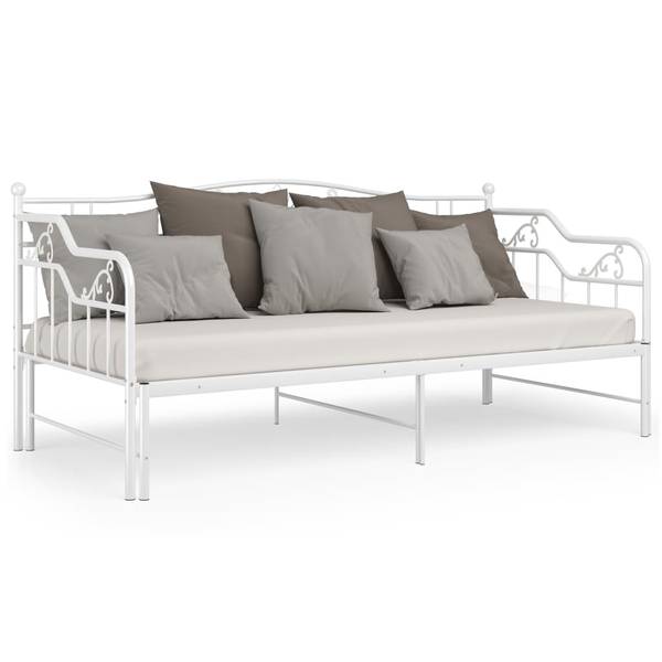 Schlafsofa 3007559 Weiß - Metall - 95 x 92 x 206 cm