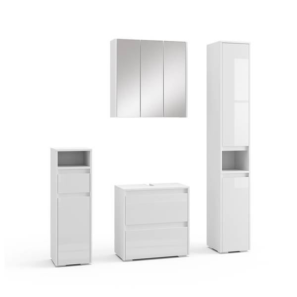 Badmöbel-Set Majest 40116, 4er Set 60 x 30 cm
