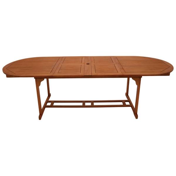 Ausziehtisch LAGO 180/260x100cm Braun - Eukalyptus - 260 x 74 x 100 cm