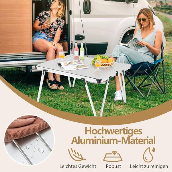 Campingtafel ZB33167 zilver