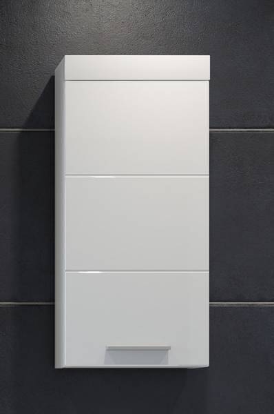 Badkamerkastje Devon wit - deels massief hout - 35 x 75 x 16 cm