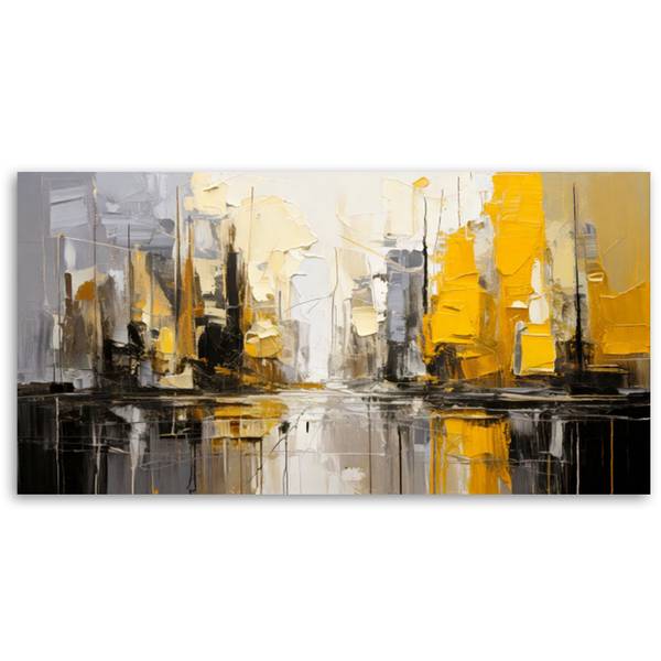 Canvas schilderij Blokken 100 x 50 cm